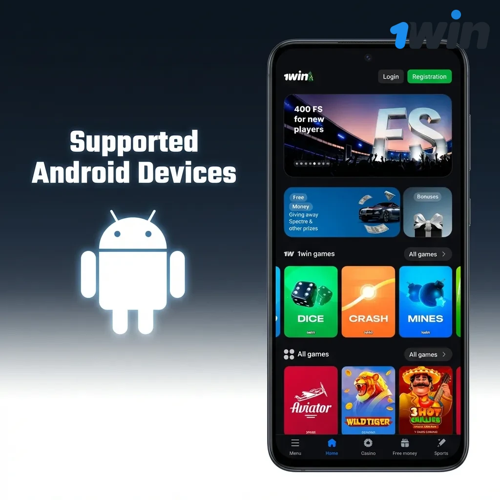 List of compatible Android smartphone models including Samsung Galaxy, Xiaomi, OnePlus, Google Pixel, and other brands