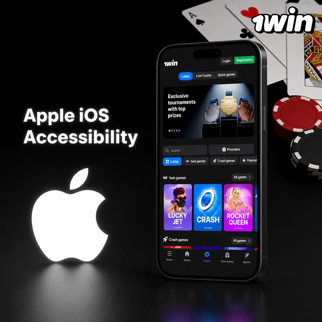 Apple iOS accessibility settings on an iPhone screen, showcasing inclusive technology and features.