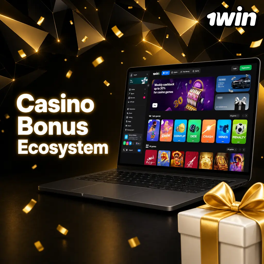 Visual overview of the online casino bonus ecosystem, detailing promotional offers and player reward programmes.